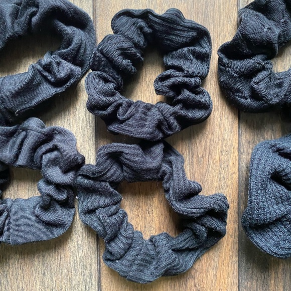 NWOT Scrunchies. Black. - Picture 3 of 4